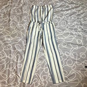 Ann Taylor LOFT Size XXS Striped Jumpsuit